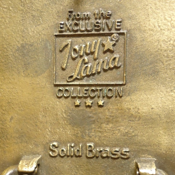 COPY - Tony Lama State Of Texas Solid Brass Belt Buckle State Series Collection… - Picture 5 of 5